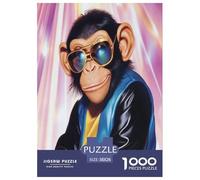 Jigsaw Puzzle Cool Monkey Challenging Birthday Gift Family Animals Development Toys 1000 Piece for Kids And Adults 38x26cm/1000pcs