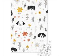 Jigsaw Puzzle Cute Dogs 1000 Piece Jigsaw Puzzles for Adults Paper Jigsaw Puzzles for Adults Stress Reliever 1000pcs (38x26cm)