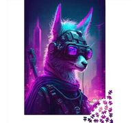 Jigsaw Puzzle Cute Llama Human Jigsaw Puzzles for Adults 1000 Pieces Wooden Jigsaw Wall Art Puzzle Games 1000pcs (75x50cm)