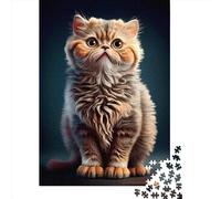 Jigsaw Puzzle Cute Polite Cat Jigsaw Puzzles for Adults 1000 Pieces Wooden Jigsaw Wall Art Puzzle Games 1000pcs (75x50cm)