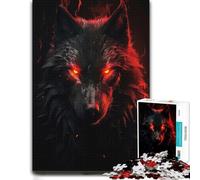 Jigsaw Puzzle Devil Black Wolf 1000pcs (52x38cm) Puzzle Challenge | Choose a mindful activity for adults on indoor afternoons for rewarding progress.