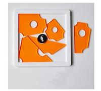 Jigsaw Puzzle Difficult Burning Brain Packing Acrylic Puzzle Gift (Cheese - 5)