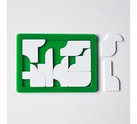 Jigsaw Puzzle Difficult Burning Brain Packing Acrylic Puzzle Gift (Ice Puzzle - 9)