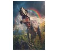 Jigsaw Puzzle Dinosaur 1000 Piece for Adults & Kids Woodiness Puzzle Family 78×53cm