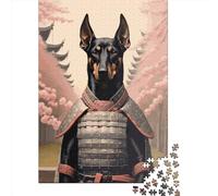 Jigsaw Puzzle Doberman Jigsaw Puzzles for Adults 1000 Pieces Paper Jigsaw Wall Art Puzzle Games 1000pcs (38x26cm)