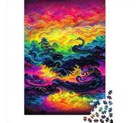 Jigsaw Puzzle Dragon Clouds 1000 Piece Jigsaw Puzzles for Adults Wooden Jigsaw Puzzles for Adults Stress Reliever 1000pcs (75x50cm)