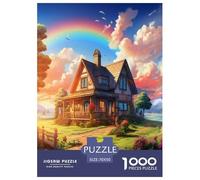 Jigsaw Puzzle Dream House Challenging Intellectual Game Impossible Hard Residence Fun And Challenging Activity 1000 Pieces for Adults And Families 70x50cm/1000pcs