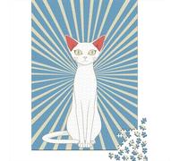 Jigsaw Puzzle Egyptian Cat 500 Piece Jigsaw Puzzles Wooden Jigsaw Puzzle for Age 18 Years Up Gifts for Friends And Family 500pcs (52x38cm)