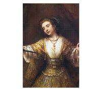 Jigsaw Puzzle Featuring Lucretia by Rembrandt, for Adults, 1000 PCS