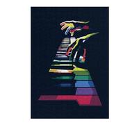 Jigsaw Puzzle Featuring Music Is Medicine, for Adults, 300 PCS
