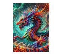 Jigsaw Puzzle Featuring Quantum Dracoscale Enigma, for Adults, 500 PCS