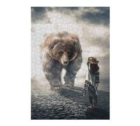 Jigsaw Puzzle Featuring The Giant Bear, for Adults, 300 PCS