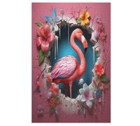 Jigsaw Puzzle Flamingo 1000 Piece for Adults & Kids Woodiness Puzzle Family 78×53cm