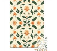 Jigsaw Puzzle Flower Jigsaw Puzzles for Adults 1000 Pieces Wooden Jigsaw Wall Art Puzzle Games 1000pcs (75x50cm)