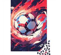 Jigsaw Puzzle Football 1000 Piece Jigsaw Puzzles Paper Jigsaw for Adults & Challenge Family 1000pcs (38x26cm)