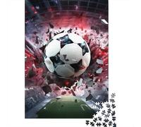 Jigsaw Puzzle Football 1000 Piece Jigsaw Puzzles Paper Jigsaw for Adults & Challenge Family 1000pcs (38x26cm)