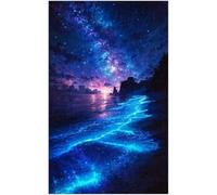 Jigsaw puzzle for adult, Crystal butterflies, sandy beaches, shells, colorful waves (C ; 1000 Piece)