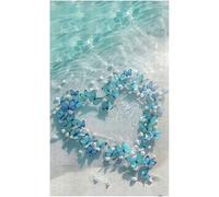 Jigsaw puzzle for adult, Crystal butterflies, sandy beaches, shells, colorful waves (M ; 1000 Piece)