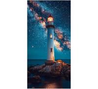 Jigsaw puzzle for adult, Lighthouse under the stars, aurora (B ; 1000 Piece)