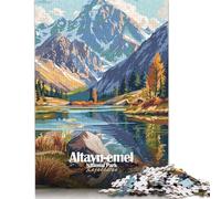 Jigsaw Puzzle for Adults 1000 Altyn-Emel National Park, Kazakhstan Puzzle for Adults Paperboard Puzzles Fun at Home Activities, Birthday Present,Travel Gifts 38x26cm/1000pcs