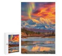 Jigsaw Puzzle for Adults 1000 PCS Alaska's Majestic Wilderness Jigsaws for Adults Puzzle Difficult Challenge Difficult And Challenge Brainteaser Family Games 1000 PCS