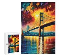 Jigsaw Puzzle for Adults 1000 PCS Bosphorus Bridge Istanbul Jigsaw for Adults Anti-Stress Toys Enhance Memory Birthday And Unique Gifts 1000 PCS