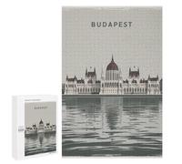 Jigsaw Puzzle for Adults 1000 PCS Budapest Parliament Building Teenagers Puzzles Brain Teaser Game Analysis And Logic for Is Ideal As A Gift 1000 PCS
