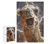 Jigsaw Puzzle for Adults 1000 PCS Camel Lightning Jigsaw Brain Teaser Game Precision Cutting Parent-child Interaction 1000 PCS