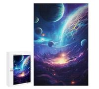 Jigsaw Puzzle for Adults 1000 PCS Colorful Space Scene Teenagers Puzzles Family Games Difficult Hard for Is Ideal As A Gift 1000 PCS