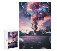 Jigsaw Puzzle for Adults 1000 PCS Cosmic Bubble Storm Jigsaw Brain Teaser Game Precision Cutting Parent-child Interaction 1000 PCS