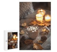 Jigsaw Puzzle for Adults 1000 PCS Cozy Autumn Evening Teenagers Puzzles Brain Teaser Game Analysis And Logic for Is Ideal As A Gift 1000 PCS