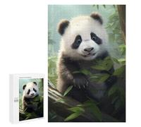 Jigsaw Puzzle for Adults, 1000 PCS, Featuring Cute Panda, A Creative Way to Unwind after A Busy Day, for Creative Downtime