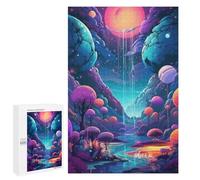 Jigsaw Puzzle for Adults, 1000 PCS, Featuring Fantasy Forest Glow, A Creative Way to Unwind after A Busy Day, for Family Fun