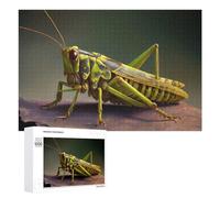 Jigsaw Puzzle for Adults, 1000 PCS, Featuring Grasshopper Insect, Classic Jigsaw Entertainment for The Home, for Creative Downtime