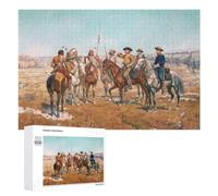 Jigsaw Puzzle for Adults, 1000 PCS, Featuring Negotiations Before Battle, Classic Jigsaw Entertainment for The Home, for Family Fun