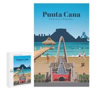 Jigsaw Puzzle for Adults, 1000 PCS, Featuring Travel to Punta Cana, A Creative Way to Unwind after A Busy Day, for Creative Downtime