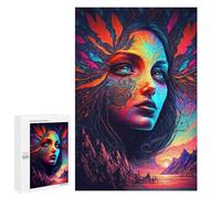 Jigsaw Puzzle for Adults, 1000 PCS, Featuring Whimsical Fantasy Portrait, A Relaxing Challenge for Adult Puzzle Enthusiasts, at Home