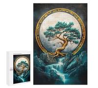 Jigsaw Puzzle for Adults 1000 PCS Full Moon Zen Garden Jigsaws for Adults Puzzle Difficult Challenge Difficult And Challenge Brainteaser Family Games 1000 PCS