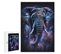 Jigsaw Puzzle for Adults 1000 PCS Galactic Elephant Majesty Puzzle for Adults Family Games But Fun And Humorous Difficult And Challenge 1000 PCS