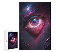 Jigsaw Puzzle for Adults 1000 PCS Galactic Eye Dreamscape Jigsaw Brain Teaser Game Precision Cutting Parent-child Interaction 1000 PCS