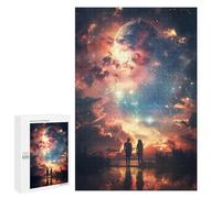 Jigsaw Puzzle for Adults 1000 PCS Galaxy Sunset Teenagers Puzzles Family Games Difficult Hard for Is Ideal As A Gift 1000 PCS