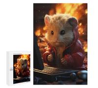 Jigsaw Puzzle for Adults 1000 PCS Gamer Hamster Teenagers Puzzles Brain Teaser Game Analysis And Logic for Is Ideal As A Gift 1000 PCS