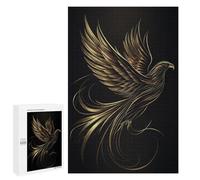 Jigsaw Puzzle for Adults 1000 PCS Golden Winged Eagle Jigsaw for Adults Anti-Stress Toys Enhance Memory Birthday And Unique Gifts 1000 PCS