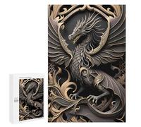 Jigsaw Puzzle for Adults 1000 PCS Imperious Dragon Lord Jigsaw Toy Wall Decor But Fun And Humorous Parent-child Interaction 1000 PCS