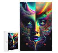 Jigsaw Puzzle for Adults 1000 PCS Lady Surreal 03 Jigsaw Brain Teaser Game Precision Cutting Parent-child Interaction 1000 PCS