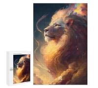 Jigsaw Puzzle for Adults 1000 PCS Leo Zodiac Fantasy Portrait Teenagers Puzzles Brain Teaser Game Analysis And Logic for Is Ideal As A Gift 1000 PCS