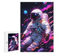 Jigsaw Puzzle for Adults 1000 PCS Lost in The Neon Glow Teenagers Puzzles Brain Teaser Game Analysis And Logic for Is Ideal As A Gift 1000 PCS