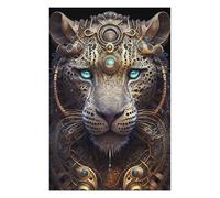 Jigsaw Puzzle for Adults 1000 PCS Mystical God Leopard Jigsaw Puzzle Relax Games Home Decoration Unique Gifts for Birthday And Christmas 1000 PCS