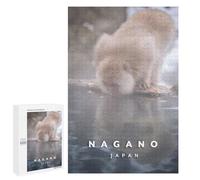 Jigsaw Puzzle for Adults 1000 PCS Nagano Monkey Park Teenagers Puzzles Family Games Difficult Hard for Is Ideal As A Gift 1000 PCS