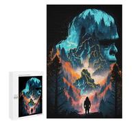 Jigsaw Puzzle for Adults 1000 PCS Nature's Majesty A Forest's Portrait Jigsaw Brain Teaser Game Precision Cutting Parent-child Interaction 1000 PCS